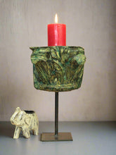 Load image into Gallery viewer, Vintage Wooden Hand Carved Candle Holder Stand - Style It by Hanika