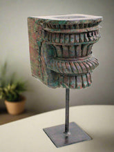 Load image into Gallery viewer, Vintage Wooden Hand Carved Candle Holder Stand - Style It by Hanika