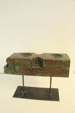 Load image into Gallery viewer, Vintage Wooden Hand Carved Candle Holder Stand - Style It by Hanika