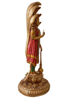 Load image into Gallery viewer, Vishnu Statue Copper Finish Look Dust Marble Vishnu Lord Narayana Idol Hand Painted Marble Standing Vishnu Sculpture for Home Decor - Style It by Hanika