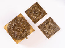 Load image into Gallery viewer, Wooden Coaster Box with Brass Fittings - Stylish Organization for Your Tabletop - Style It by Hanika