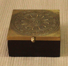 Load image into Gallery viewer, Wooden Coaster Box with Brass Fittings - Stylish Organization for Your Tabletop - Style It by Hanika