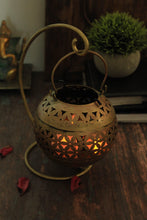 Load image into Gallery viewer, Beautiful Iron Painted Ball Tealight Holder with Stand - Style It by Hanika