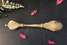 Load image into Gallery viewer, Brass Pooja Spoon: Vintage Naag Finial Design(Size-8") - Style It by Hanika