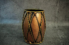 Load image into Gallery viewer, Handcrafted Iron Decorative Dholak Pen Holder - Style It by Hanika