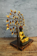 Load image into Gallery viewer, Meditating Buddha Under Tree, Unique Metal Decor - Style It by Hanika