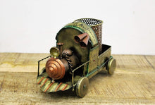 Load image into Gallery viewer, Metal Handcrafted Engine with Pen Stand Size 25.4 x 12.7 x 15.2 cm - Style It by Hanika