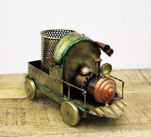 Load image into Gallery viewer, Metal Handcrafted Engine with Pen Stand Size 25.4 x 12.7 x 15.2 cm - Style It by Hanika