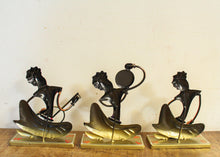 Load image into Gallery viewer, Metal Handcrafted Rajasthani Sitting Musicians Set of 3 - Style It by Hanika
