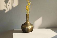 Load image into Gallery viewer, Vintage Handcrafted Brass Vase - Style It by Hanika