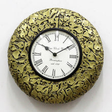 Load image into Gallery viewer, Vintage Wooden Wall Clock: Key Designed Frame - Style It by Hanika