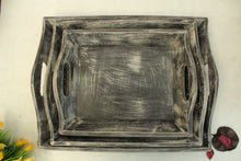 Load image into Gallery viewer, Wooden Distressed Tray Set: Ideal for Food Photography/Food Styling - Style It by Hanika