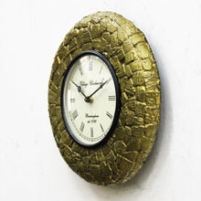 Load image into Gallery viewer, Wooden Wall Clock: Tiny Rock Designed Frame - Style It by Hanika