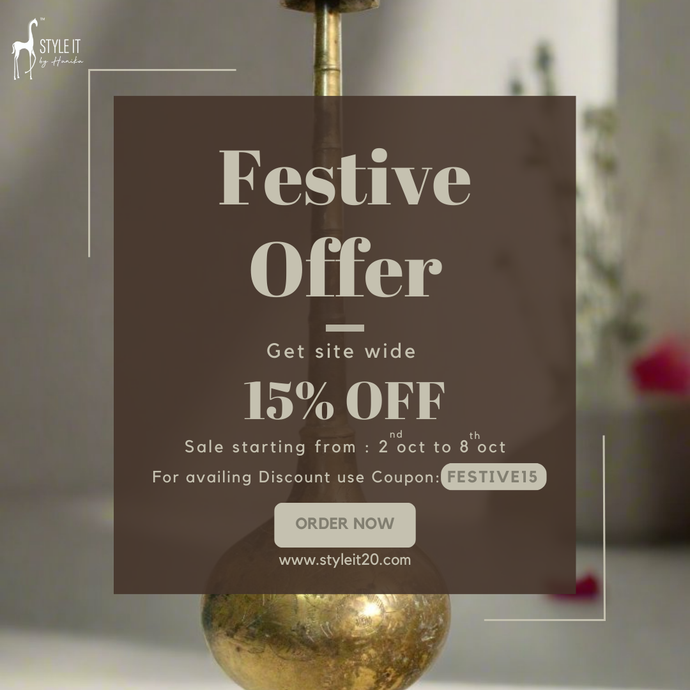 Light Up Your Home and Celebrate in Style: Festive Offer at StyleIt20.com!