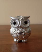 Load image into Gallery viewer, White Metal Owl Figurine
