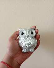 Load image into Gallery viewer, White Metal Owl Figurine
