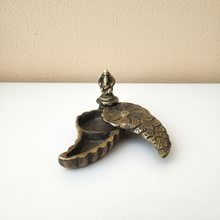 Load image into Gallery viewer, Antique Brass Miniature Brass Kumkum Box
