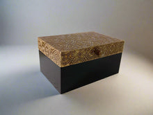 Load image into Gallery viewer, Brass Embossed Wooden Jewelry Boxes | Handcrafted Keepsake Storage | Decorative Trinket Chests | Unique Gift Set| Multiple Sizes Available
