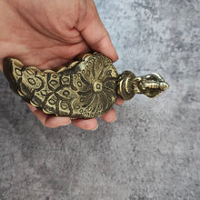 Load image into Gallery viewer, Antique Brass Miniature Brass Kumkum Box

