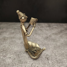 Load image into Gallery viewer, Dhokra Art Reader Figurine
