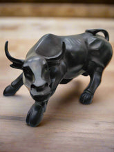 Load image into Gallery viewer, Resin Charging Bull Sculpture | Stock Market Bull Collectible | Entrepreneur Gift | Executive Office Decor
