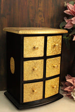 Load image into Gallery viewer, Exquisite Handcrafted 6-Drawer Box with Brass Fittings - Style It by Hanika
