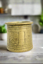 Load image into Gallery viewer, Beautiful Vintage Brass Panchapatra / Holy Water Pot
