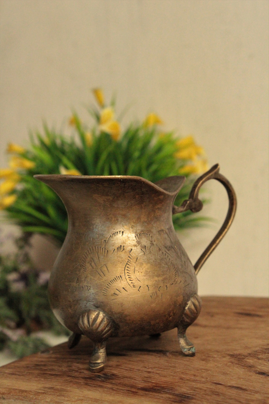 Vintage Brass Sugar Pot - A Touch of Old-World Charm