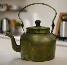 Load image into Gallery viewer, Vintage Brass Kettle / Tea Pot
