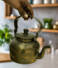 Load image into Gallery viewer, Vintage Brass Kettle / Tea Pot
