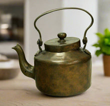 Load image into Gallery viewer, Vintage Brass Kettle / Tea Pot
