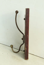 Load image into Gallery viewer, Vintage Rustic Wall Hook with Brass Knobs Hooks

