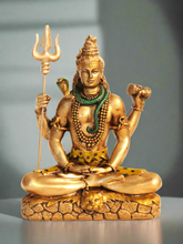 Load image into Gallery viewer, Divinely Crafted Poly Resin Shiv Ji Small Statue: A Reverent Homage to Lord Shiva
