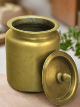 Load image into Gallery viewer, Vintage Brass Barni/Container: A Timeless Storage Treasure - Style It by Hanika
