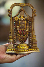 Load image into Gallery viewer, Exquisite Poly Resin Tirupathi Balaji Statue - Divine Blessings for Your Home
