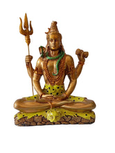 Load image into Gallery viewer, Divinely Crafted Poly Resin Shiv Ji Small Statue: A Reverent Homage to Lord Shiva
