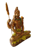 Load image into Gallery viewer, Divinely Crafted Poly Resin Shiv Ji Small Statue: A Reverent Homage to Lord Shiva
