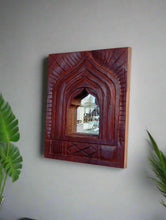 Load image into Gallery viewer, Antique Inspired Handcrafted Wooden Rustic Jharokha
