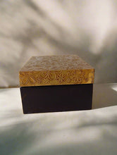 Load image into Gallery viewer, Brass Embossed Wooden Jewelry Boxes | Handcrafted Keepsake Storage | Decorative Trinket Chests | Unique Gift Set| Multiple Sizes Available
