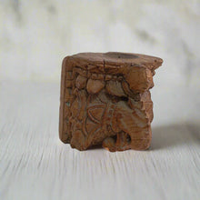 Load image into Gallery viewer, Hand-Carved Elephant Head Wall Candle Holder - Rustic Wood Candle Sconce - Indian Folk Art Decor
