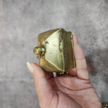 Load image into Gallery viewer, Antique Brass Trinket knob Box (Not a Set)
