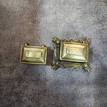 Load image into Gallery viewer, Antique Brass Trinket Box - Two Unique Indian Boxes (Not a Set)
