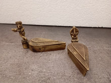 Load image into Gallery viewer, Antique Brass Miniature Brass Kumkum Box
