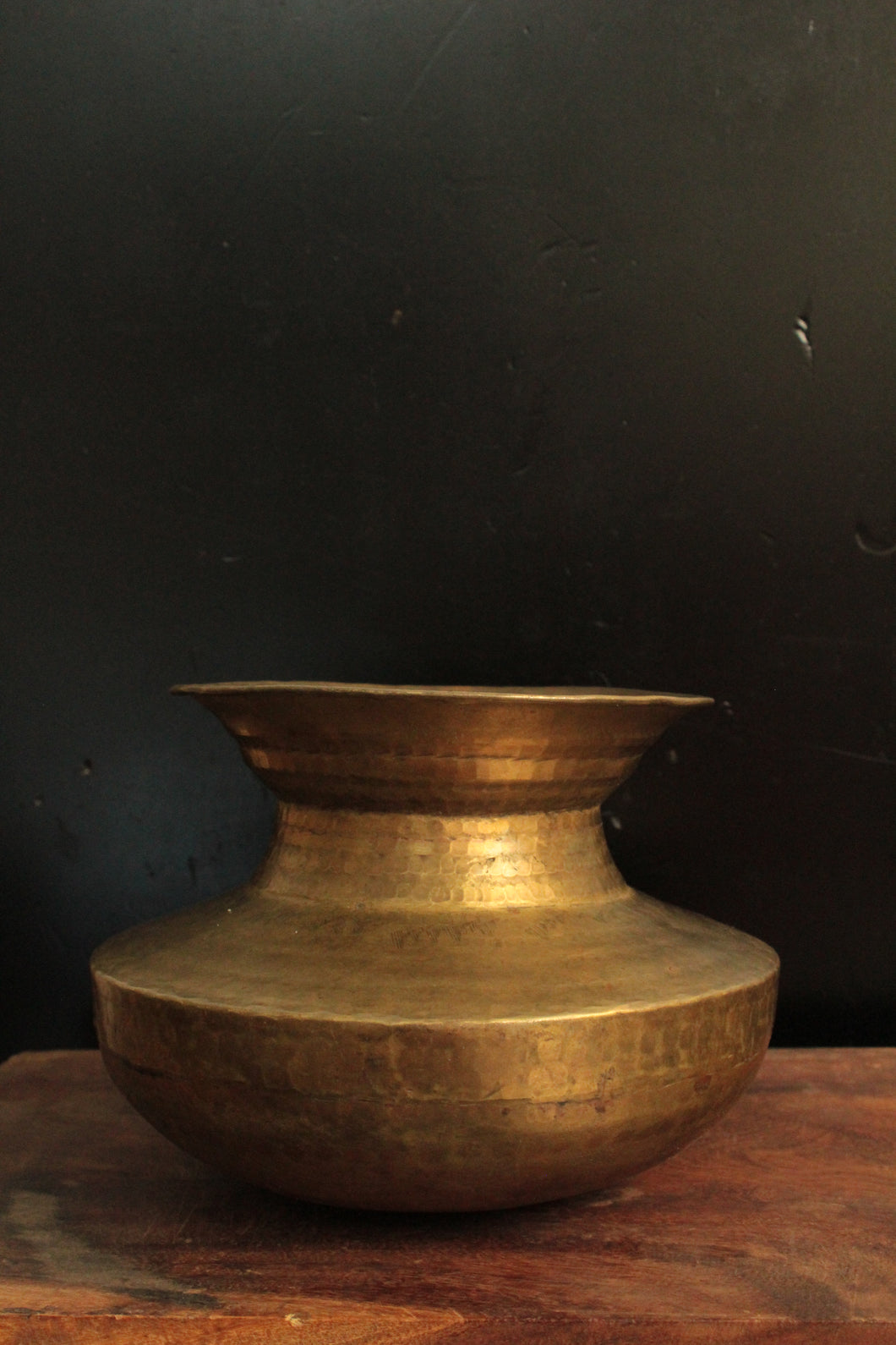 Beautiful Vintage Brass Chari / Oil or Ghee Vessel