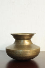 Load image into Gallery viewer, Beautiful Vintage Brass Chari / water pot  / Ghee or Oil Pot
