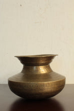 Load image into Gallery viewer, Beautiful Vintage Brass Chari / water pot  / Ghee or Oil Pot
