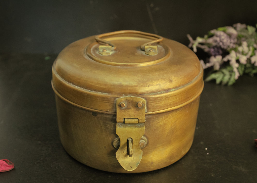 Vintage Brass Container