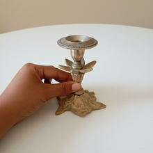 Load image into Gallery viewer, Vintage Miniature Brass Taper Candlestick Holder
