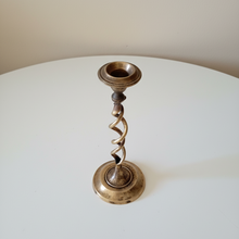 Load image into Gallery viewer, Vintage Brass Candlestick Holder
