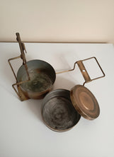 Load image into Gallery viewer, Vintage Two Tier Brass Tiffin Box
